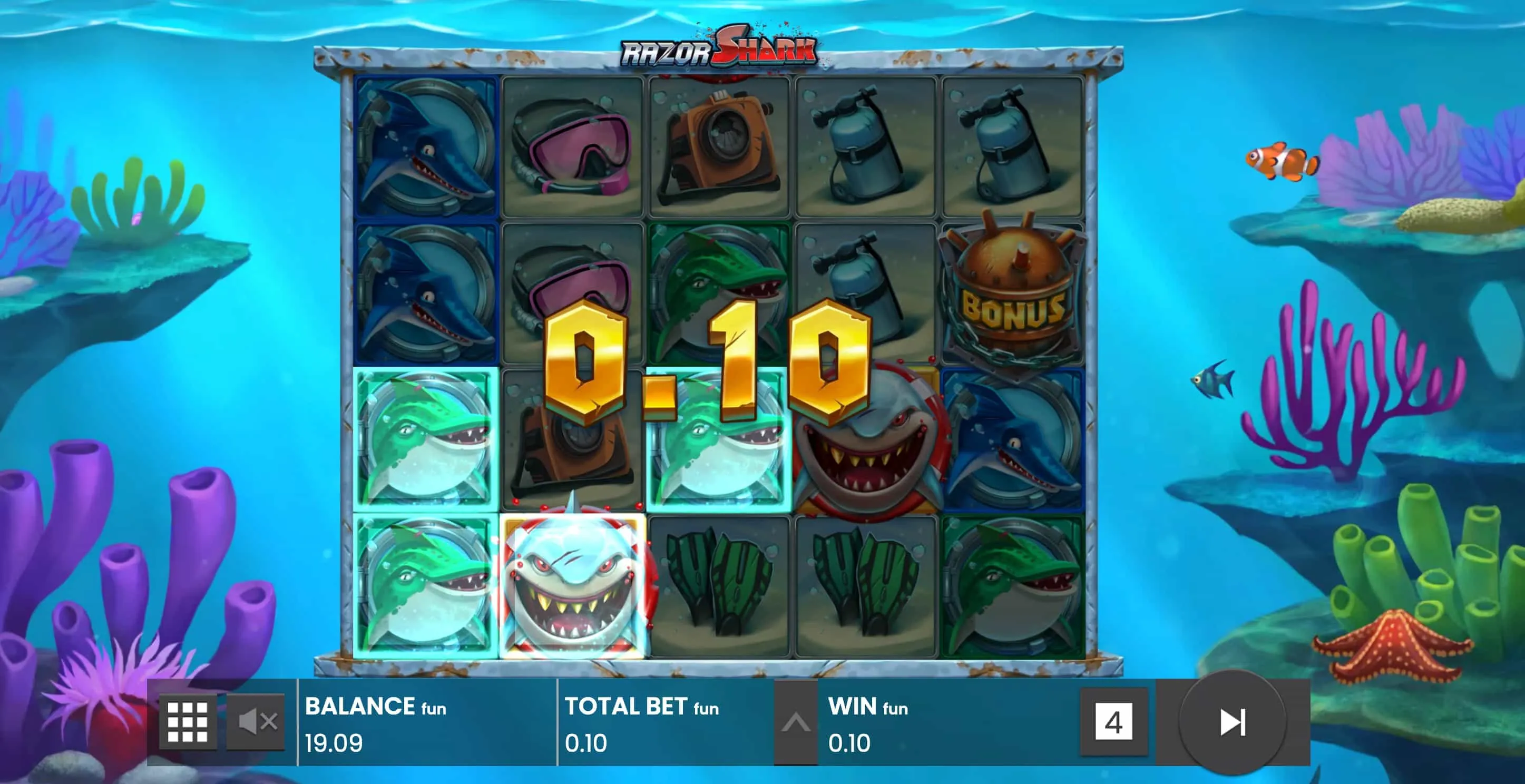 So funktioniert Razor Shark: Spielablauf und Mechanik